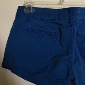 Blue shorts